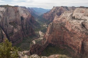 "Close-up" of Angel's Landing