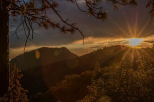 Looking west from Sequoia N.P.