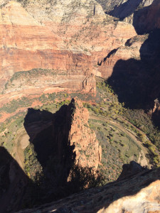 The valley behind Angel's Landing