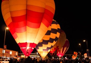 "Balloon Glow" in Page, AZ