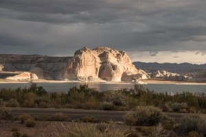 The view of Lake Powell from our campsite